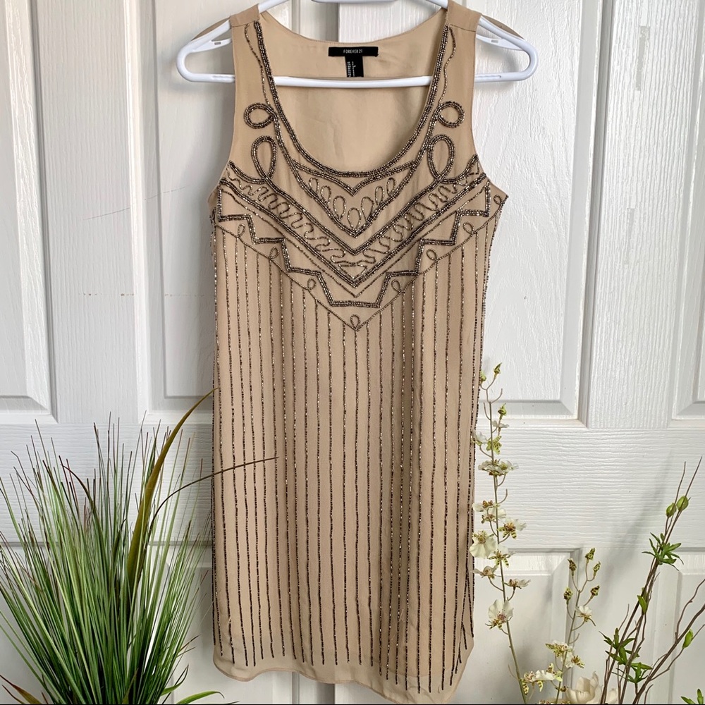 FOREVER 21 beaded sleeveless